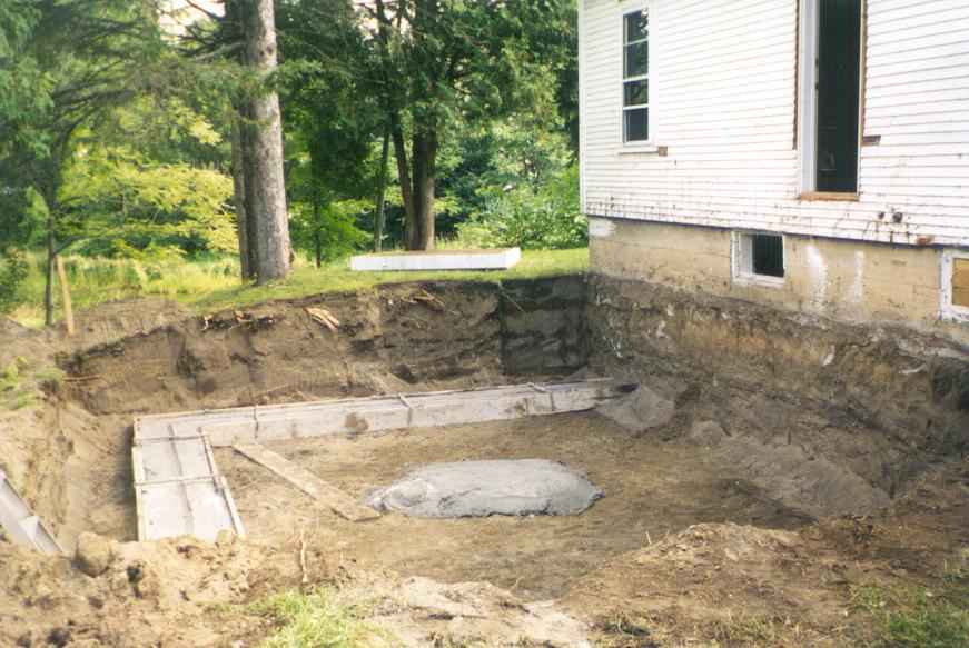 Footing for addition