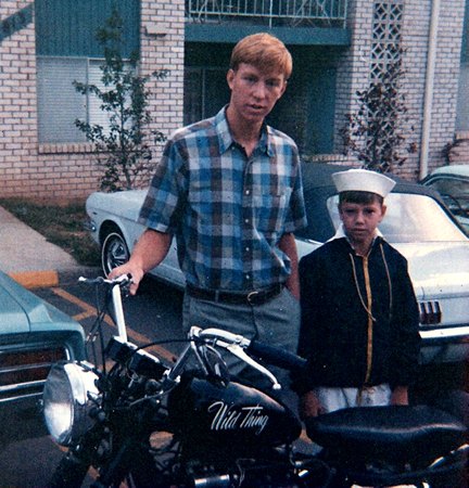 September 2, 1966, Airman Bruce Miller and brother Greg