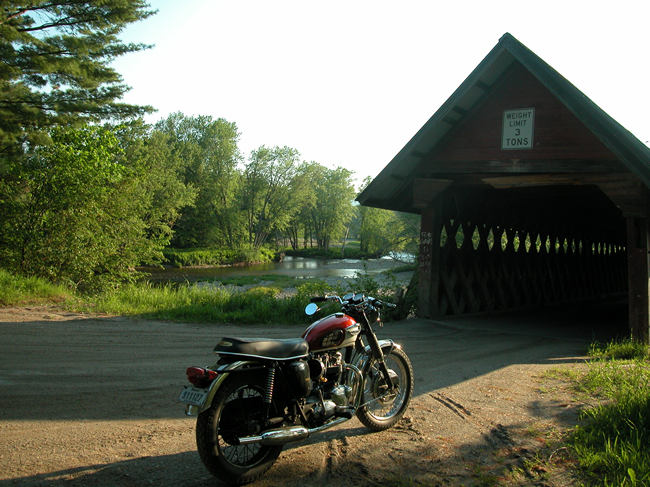 Photo of Covered bridge on River Road, North Troy VT