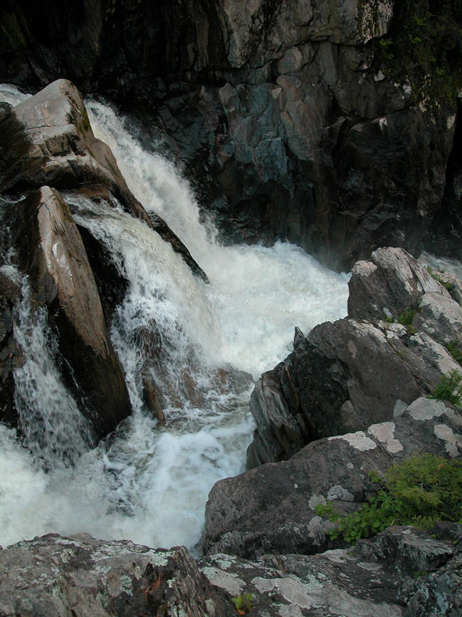 Photo taken at Big Falls VT above the Gorge
